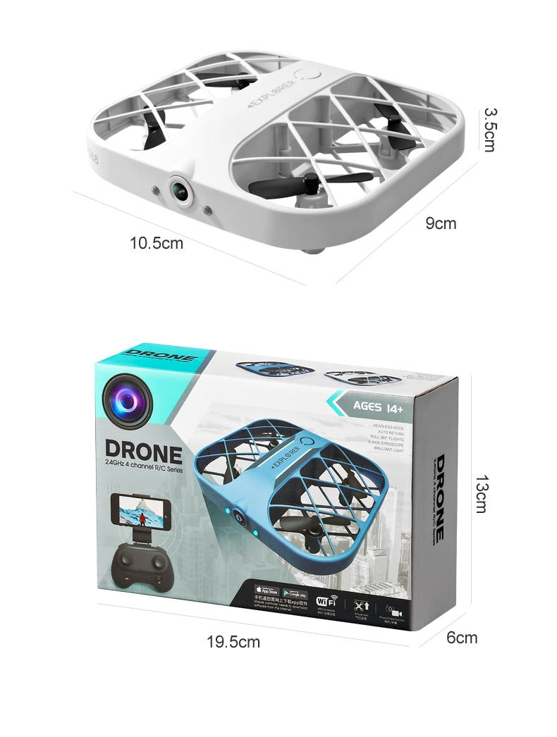 1pc HD Super Mini Cámara Cámara portátil de bolsillo Drone - Temu